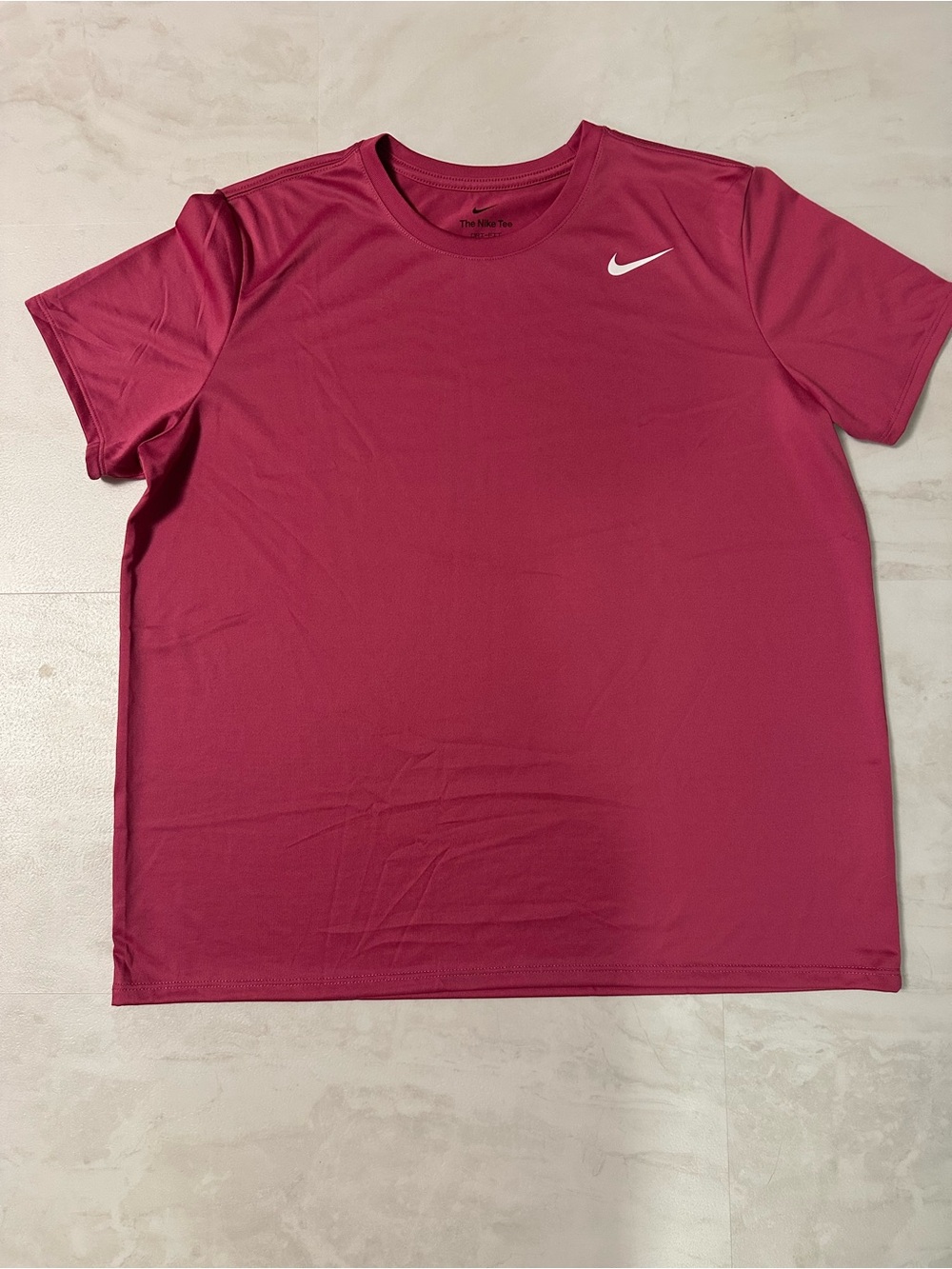 Nike Women’s Dri-FIT Crewneck T-Shirt - Deep Pink